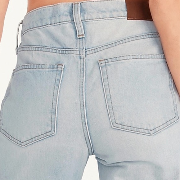 J.CREW 90’s Straight High Rise Jeans NWT Size 29 Waterside Wash - Picture 3 of 13